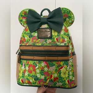 Minnie Mouse Main Attraction Enchanted Tiki Room Loungefly Mini Backpack